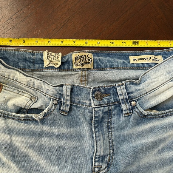 MOOR SHIRE Relaxed Blue Jeans with Vintage Fading w31/L32 - Picture 10 of 10